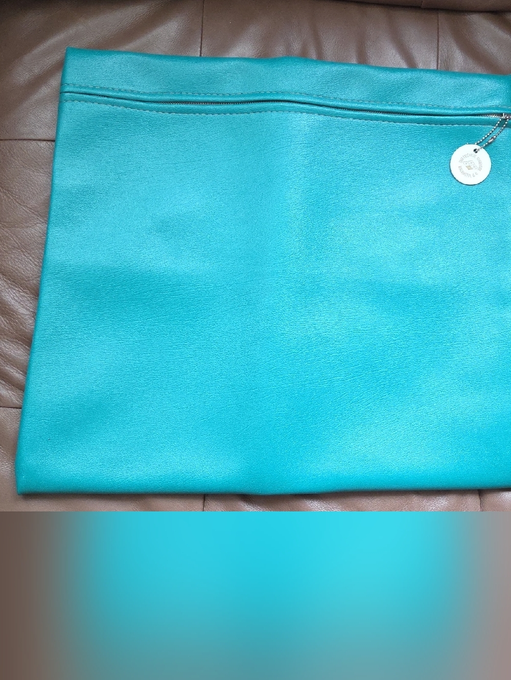 Museum Quality 1968 B’nai B’rith Women Triennial Convention Teal Clutch